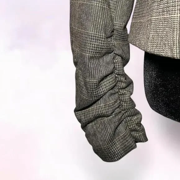 Nanette Lepore Plaid Jacket Spring Designer Chic - Picture 5 of 6